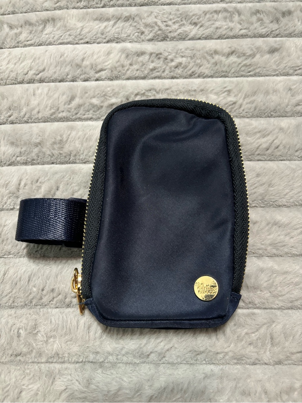 The Darling Effect Tumbler Fanny Pack Navy Blue Wristlet